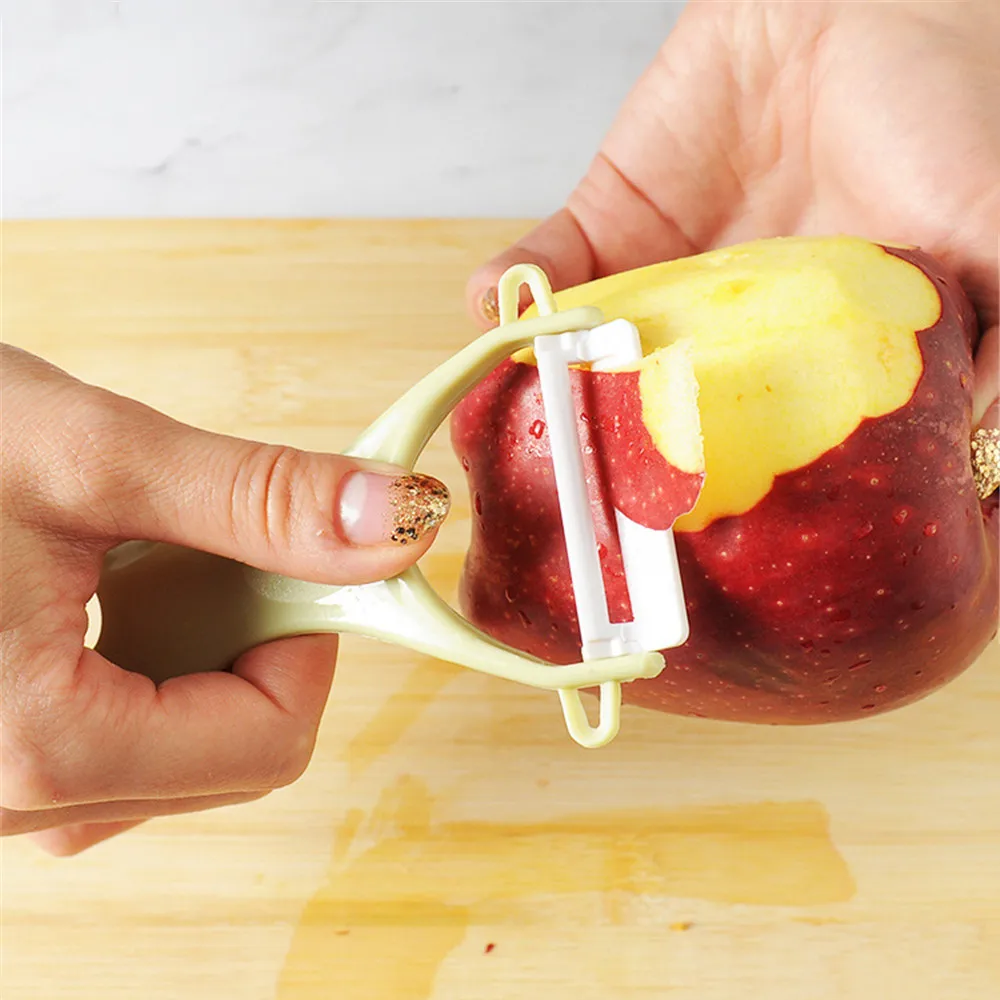 

1pcs Ceramics Fruit Peeler Cutter Vegetable Fruit Peeler Slicer Anti-slip Handle Kitchen Tool Multi-purpose Vegetable Peeler