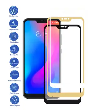 

Tempered Glass Protector Full 3D 9 H for Xiaomi Mi A2 Lite Choose Color