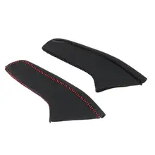 Кожаный защитный чехол для автомобиля ручной работы, черный, красный, для Nissan Qashqai, для Toyota, для Honda, для Nissan