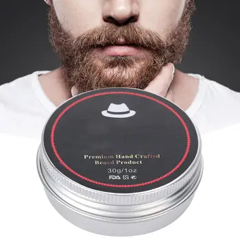 

30g Natural Men Beard Grooming Balm Mustache Moisturizing Smoothing Wax Shaving Care