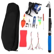 Против царапин нейлоновый Рыболовный набор телескопическая морская Удочка спиннинговая Рыболовная катушка и рыболовные инструменты набор рыболовных снастей аксессуар