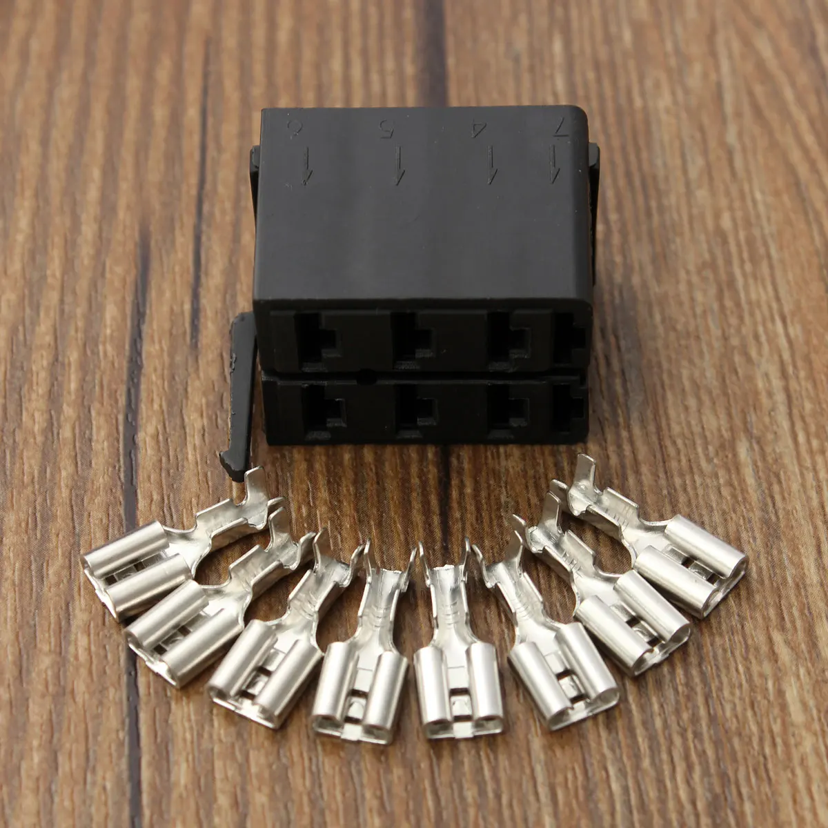 

8X ABS Alloy Female Spade Terminals Connectors For ARB Socket Plug Carling Rocker Switch