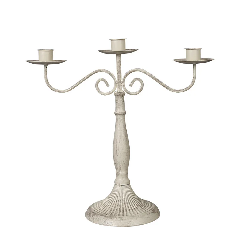 

Candlelight Dinner Candle Holders Holder Table For Display Head Wrought Iron Candlestick Wedding Centerpieces Moroccan Lanterns