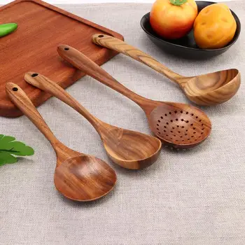 

Wooden Kitchen Cooking Utensil Nonstick Cooking Dinner Food Shovel Spatula Spoon Food Shovel Kitchen Tools