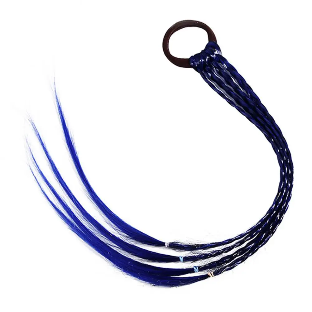 1piece Girls Elastic Wigs Braid Hair Accessories Horsetail Colorful Gradient Braid Beauty Hair Bands Headwear Hair Ring 1piece Girls Elastic Wigs Braid Hair Accessories Horsetail Colorful Gradient Braid Beauty Hair Bands Headwear Hair Ring
