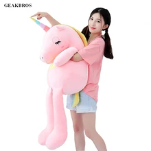Large Soft Unicorn Animal Plush Stuffed Toy Girl Gift Children Toy Baby Sofa Pillow Cushion Home Decoration Kids Christmas Gift