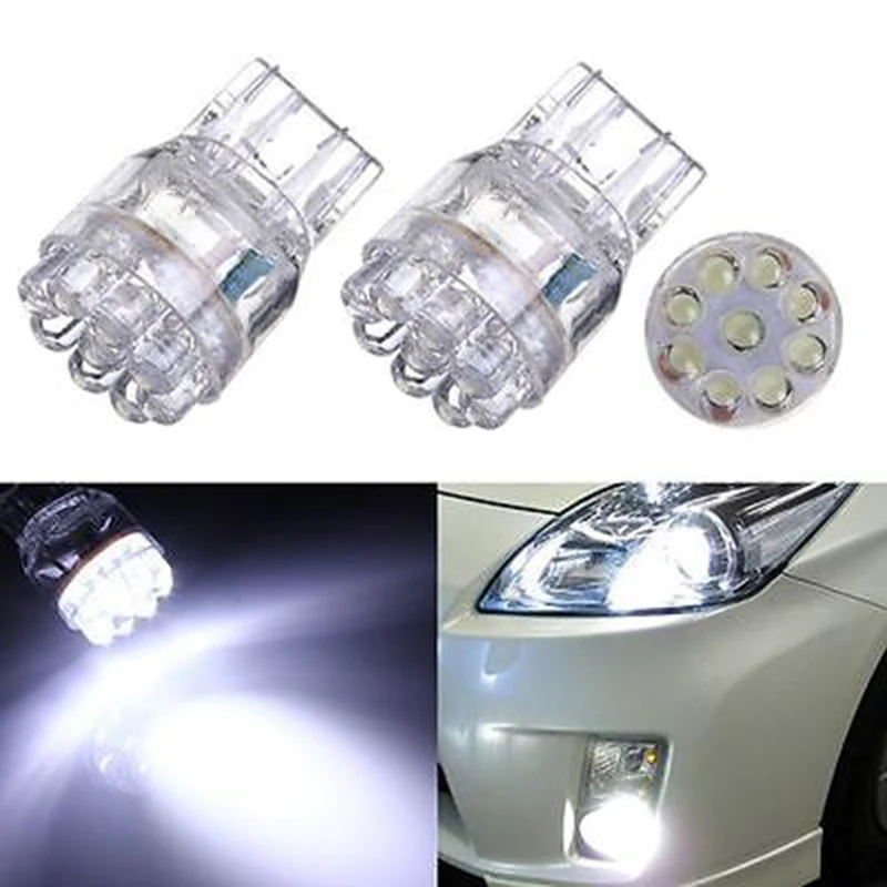 

2pcs/set T20 7443 7440 9LED Turn Signal Brake Tail Lamp Light Bulb White