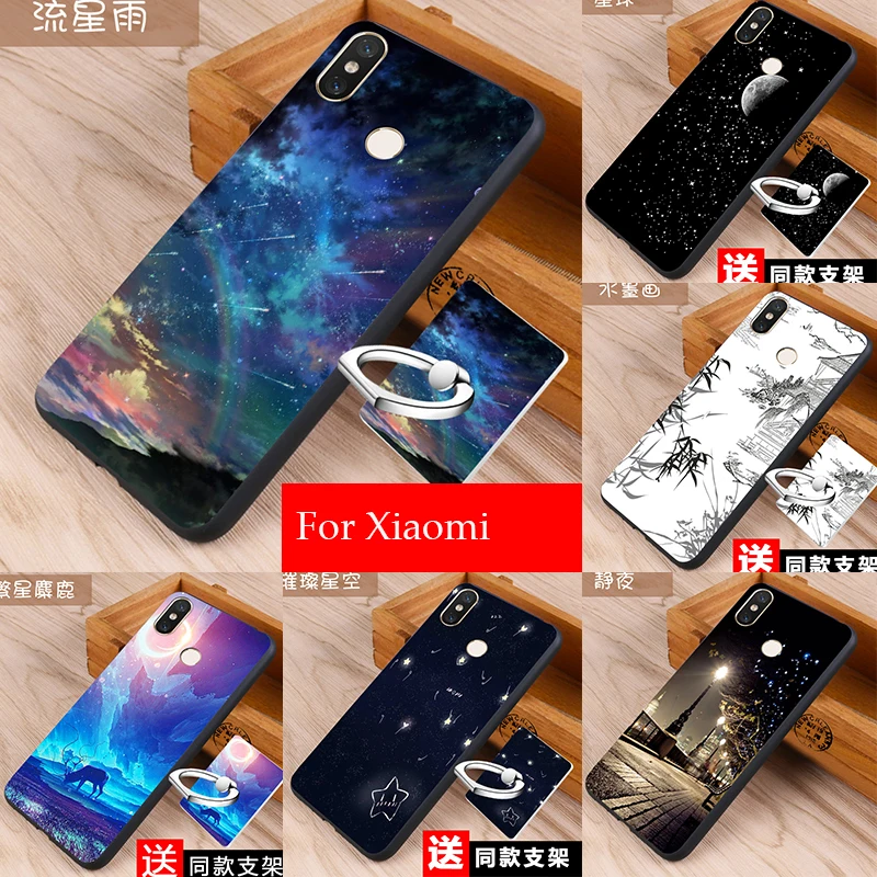 

Silicon Case For Xiaomi Redmi Note 5 5a Case Cover Xiaom Redmi 5 plus 4x 5a 4a 4 pro mi note 3 Case With Ring Fashion Cover