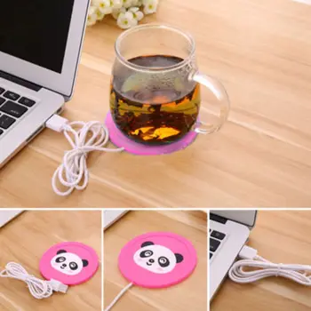 

USB Warm Cup Heating Mat Warm Pad Electric Insulation Coaster for Coffee Tea