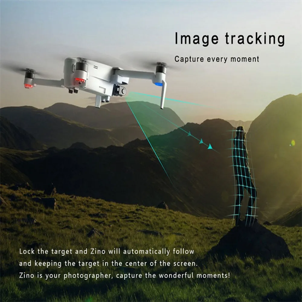 Радиоуправляемый Дрон Hubsan H117S Zino GPS 5 8G 1 км FPV с камерой 4K UHD 3 осевой шарнирный