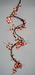Мягкая цветочная гирлянда из ивовой веточки, вечерние Свадебные Рождественские украшения, 6 'ива, гирлянда с цветком, forsythia, цветы