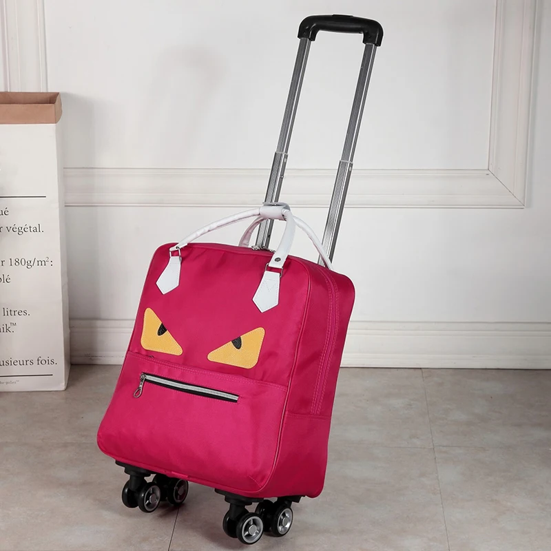 Bolsa de viaje resistente al agua de alta capacidad estilo grueso maleta con ruedas para hombre - 4