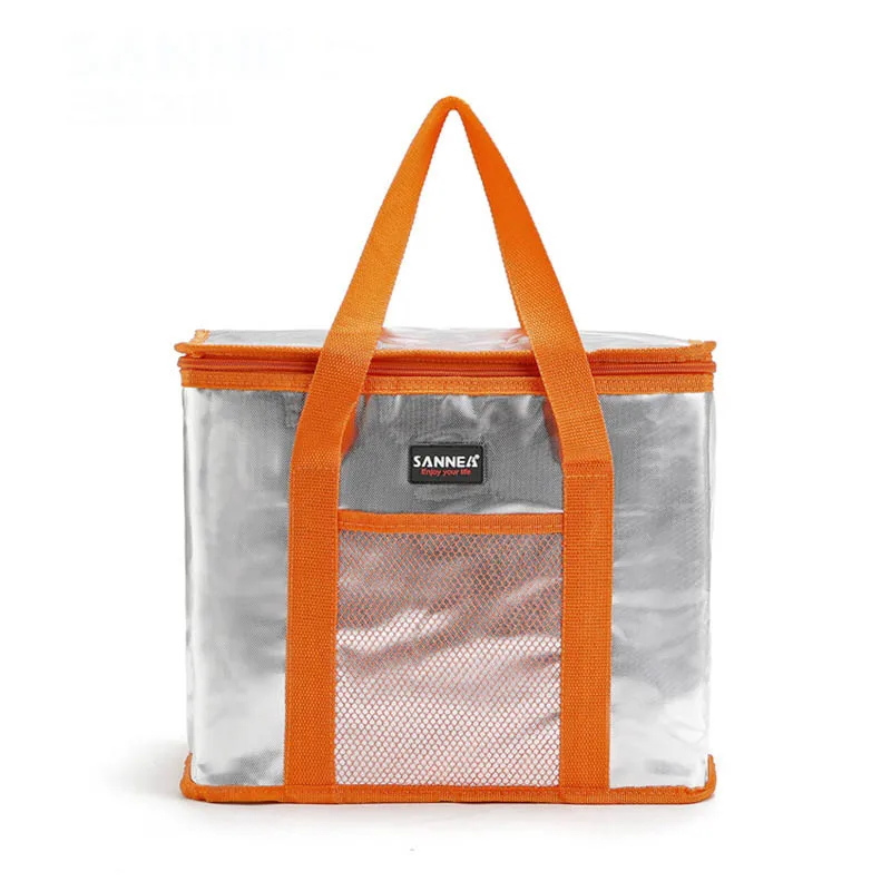 

8L Picnic Bag Aluminum Film Insulation Bag Food Portable Insulated Thermal Cooler Lunch Box Portable Outdoors Picnic Tote Bags