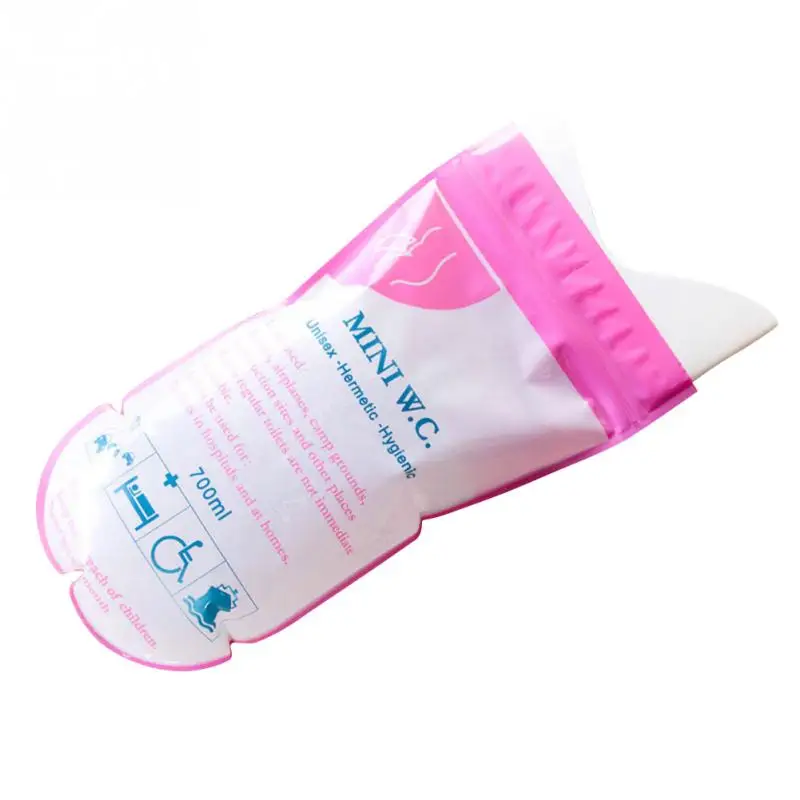 

4Pcs 700ML Emergency Urine Bag Vomit Bags Travel Outdoor Toilet Car Disposable Non-toxic Storage Portable Carry Mobile Toilets