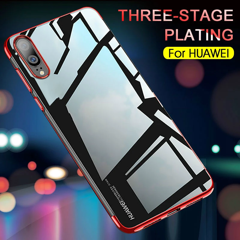 Силиконовый мягкий ТПУ чехол s для huawei P20 P30 Pro Lite Y6 Y7 2019 вид 20 Honor 7C 7A 8X 8C V20 прочный