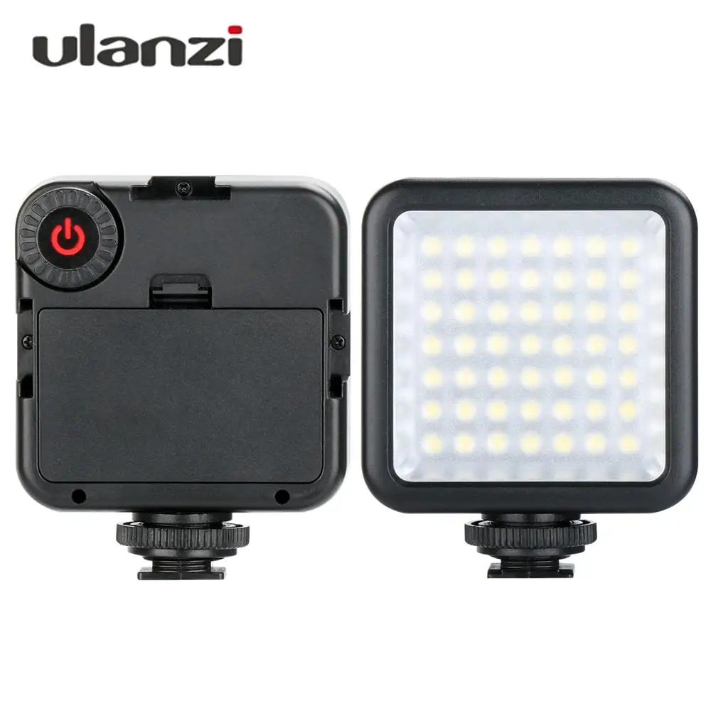 

Ulanzi Universal 49LED Mini LED Photographic Light Portable Night 6000K Fill Lighting w/ hot shoe &1/4" Thread Mount for Camera