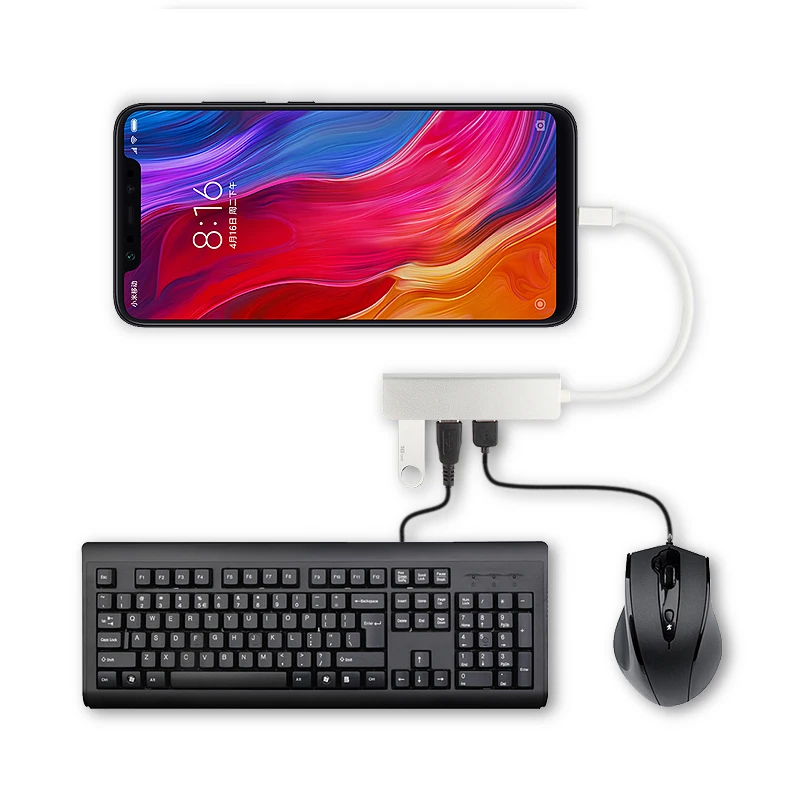 USB хаб 5 в 1 3 0 Type C для Huawei Nova 2 3e 2s e Plus|USB-хабы| |