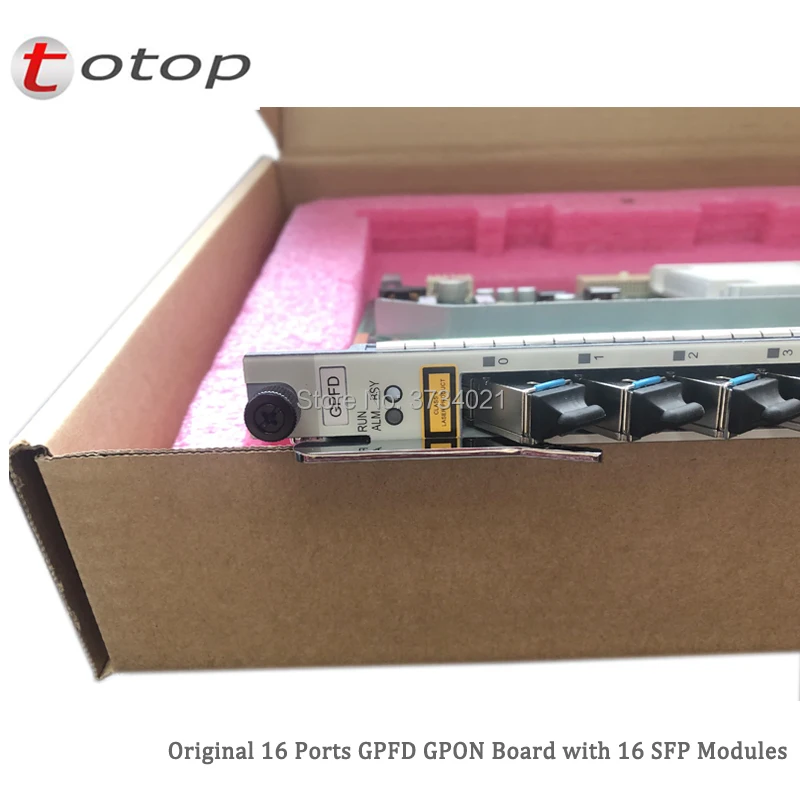 805 версия Huawei оригинал новый MA5680T MA5683T OLT 16 портов GPON плата GPFD с B + C ++ SFP