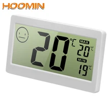 HOOMIN DC206 бытовые Термометры ЖК-цифровой дисплей влажности электронный термометр Настольный датчик влажности