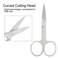 Stainless Steel Eyelashes Trimmer Scissors Professional Eyebrows Beard Eyelashes Scissors Lashes Beauty Makeup Tool 3 1