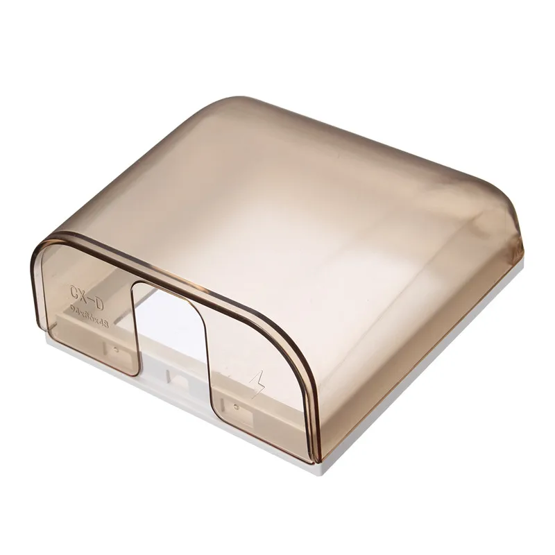 

Top Grade 86 Type Concealed Wall Waterproof Switch Box Splash Touch Switch Box Cover Scrub Gold Home