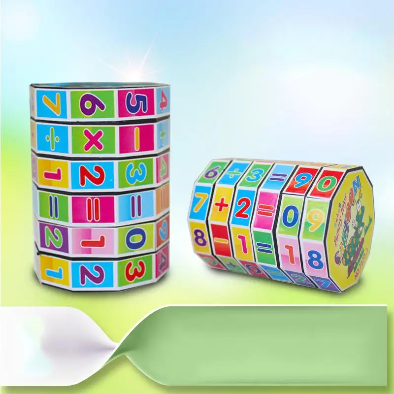 

RCtown Children's Educational Toys Mathematics Numbers Magic Cube Puzzle Game Gift for Kids