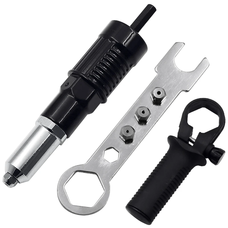 

Electric Rivet Nut Riveting Tool Cordless Riveting Drill Adaptor Insert Nut Tool Multifunction Nail Auto Rivet