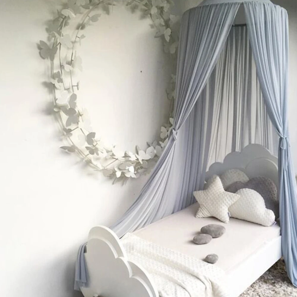 

Princess Tipi Children's Tent for Kids Canopy Bed Curtain Kids Tent Round Hung Dome Mosquito Net Children's House Room Decor