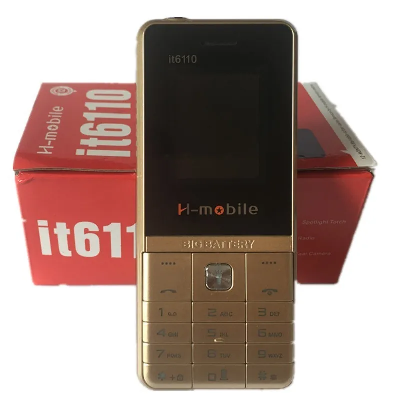 2019 Акция H mobile IT6110 мобильный телефон с двумя симкартами основная большая