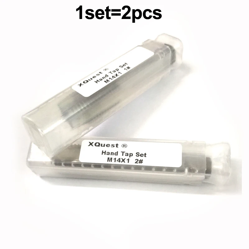 2pcs Metric tap set M14 M14X2 M14X1.5 M14X1.25 M14X1 Right hand Manual