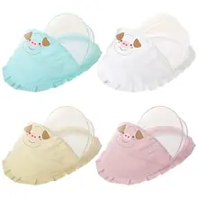 1 шт. кровать Младенческая складываемая москитная сетка портативная милая детская кроватка для улицы палатка многофункциональная колыбель кровать Младенческая складываемая москитная сетка