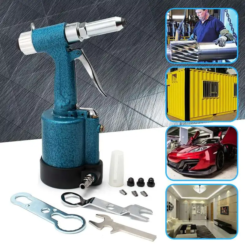 

Hydraulic Rivets Nail Guns Industrial Air Hydraulic Pneumatic Blind Riveter Rivet Guns Pneumatic Riveter Tools Kit