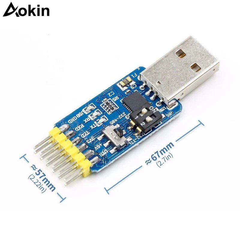 Преобразователь USB в UART преобразователь TTL RS485 RS232 на 3 В 5 выход 6 1 последовательный