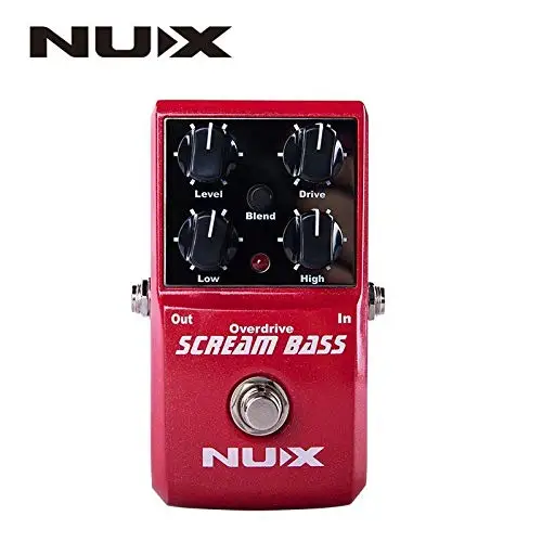 

Nux Overdrive Scream Bass Analog Overdrive Bass Effects Pedal True Bypass