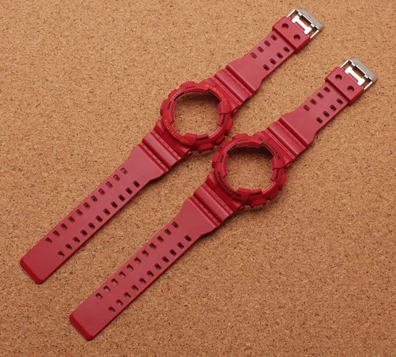 Силиконовый резиновый ремешок для часов аксессуары выпуклый Casio G SHOCK GA120 GA 100 со