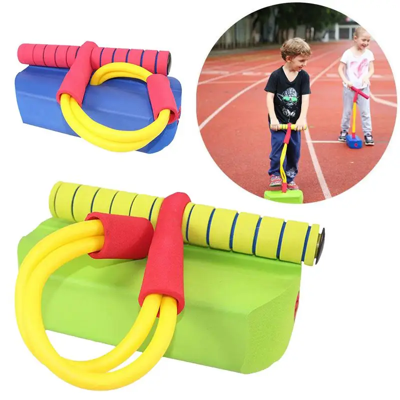 

Foam Pogo Jumper Deluxe Bungee Boing Kids Fun And Safe Pogo Stick Durable Foam And Bungee Jumper For Ages 2 And Up Toddler Toys