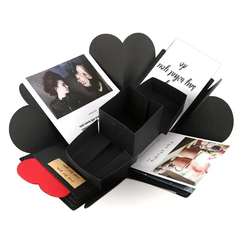 

OurWarm DIY Surprise Love Explosion Box Gift Explosion for Anniversary Scrapbook DIY Photo Album birthday Gift