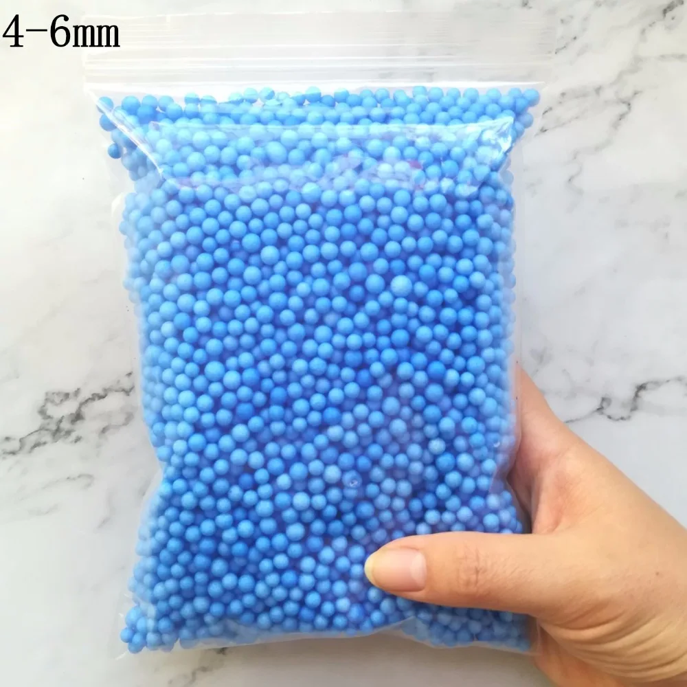 DIY Snow Mud Particles Accessories Slime Balls Small Tiny Foam Beads For Floam Filler 15000pcs