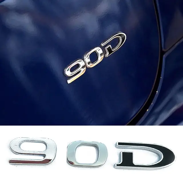 Emblem Word P100d Pd 60 75 85 90 100 Badge P90d Decals For Tesla Model Smodel X