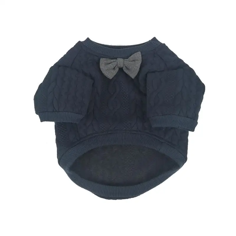

New Fashion Creative Comfortable Warm Bowknot Sweater Dog Pet Christmas Clothes Pet Winter Dog Sweater Dogs Puppy Clothing