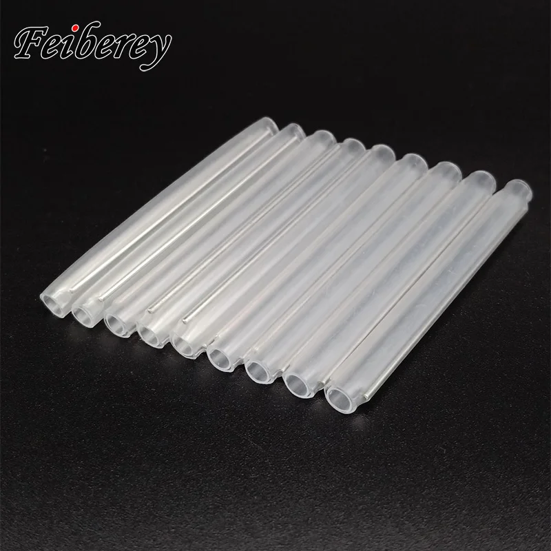 

1000pcs/lot 60mm FTTH Fiber Optic Fusion Splice Protection Sleeves with Dual / Two Pins for Drop Cable Heat Shrinkable Tube