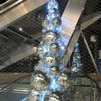 

Reflective Glass Rotating Mirror Ball For Disco DJ Mirror Reflection Glass Ball Light For Christmas Party 6 PCS