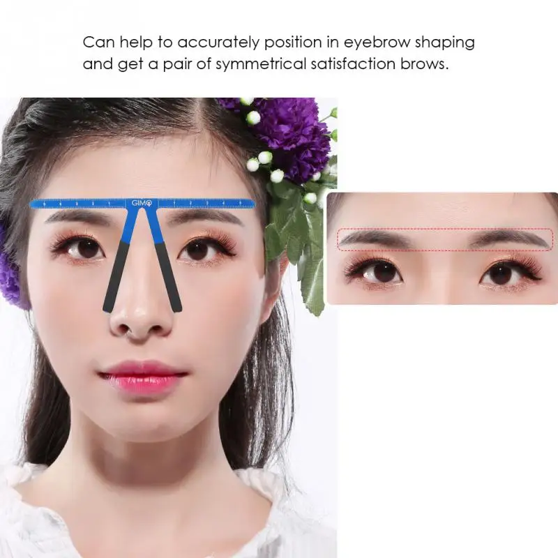 

EyeBrow Tattoo Permanent Makeup Rule Microblading Eyebrow Tattoo Stencil Rule Reusable Template Definition Grooming Measure Tool