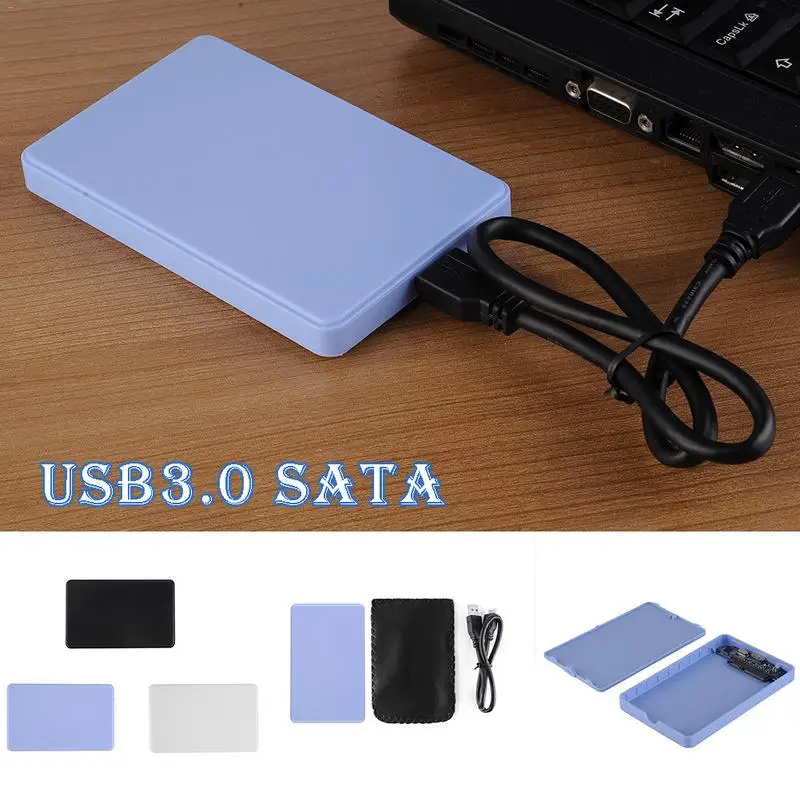 

2.5" USB 3.0 SATA HDD Box 2TB Hard Driver USB 3.0 External Enclosure Storage Case Data Transmission SSD Solid State Drive Box