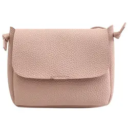 Женская мягкая сумка-клатч из искусственной кожи, сумка-мессенджер для девочек, сумка через плечо, модная мини-сумка, портативная дорожная