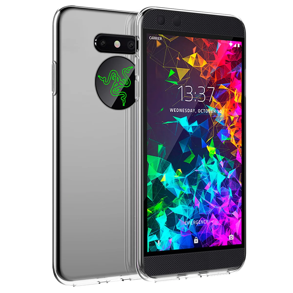 

CASEWIN Case For Razer Phone 2 Phone Case Transparent Soft TPU Dropproof Shockproof Phone Back Case Cover For Razer Phone 2