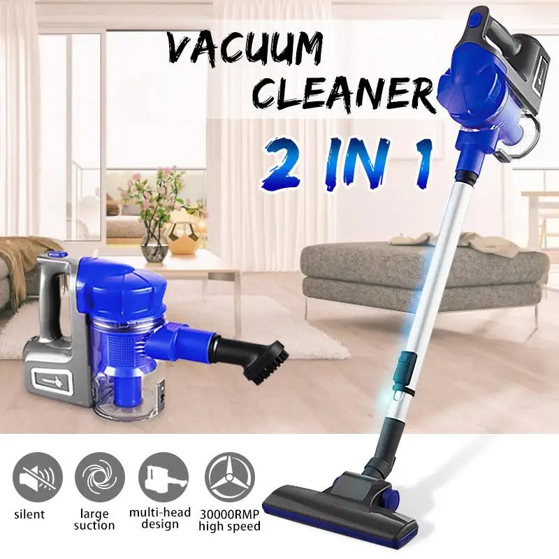 

Vacuum Cleaner Handheld Lightweight Compact Floor Carpets Cleaners Household Cleaning Appliances with Extension Tube 4 Brushes