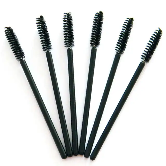 100 Pieces/ Pack Plastic Eyelashes Brush Flexible Disposable Mascara