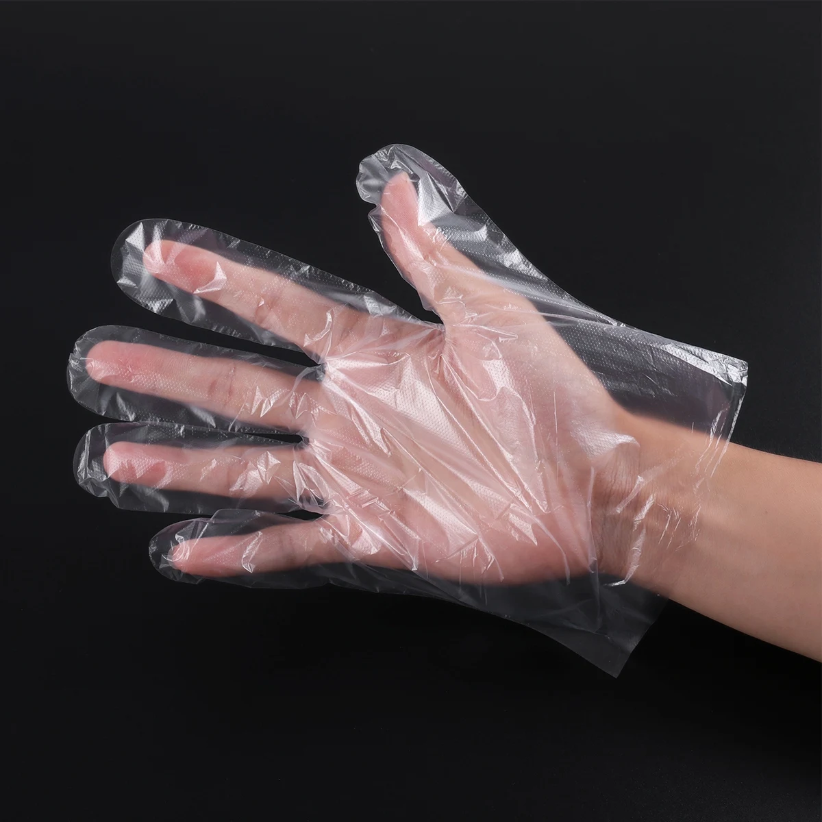 100 шт одноразовые пластиковые ПЭ перчатки для домашней кухни ресторана кухонные одноразовые перчатки