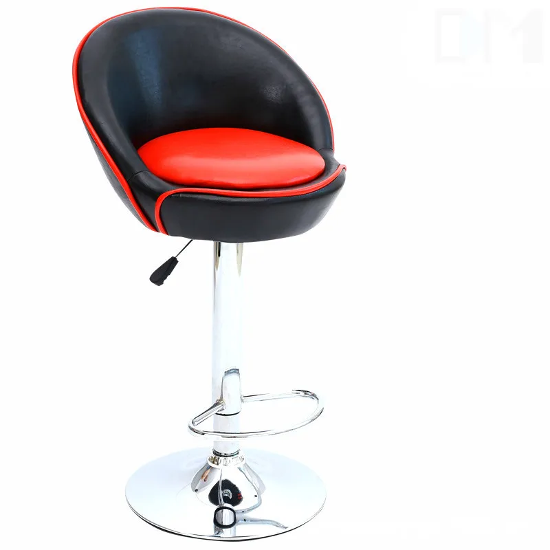 Lifting Swivel Bar Chair Rotating Adjustable Height Pub Bar Stool Chair with Footrest Simple Design High Quality cadeira Lifting Swivel Bar Chair Rotating Adjustable Height Pub Bar Stool Chair with Footrest Simple Design High Quality cadeira